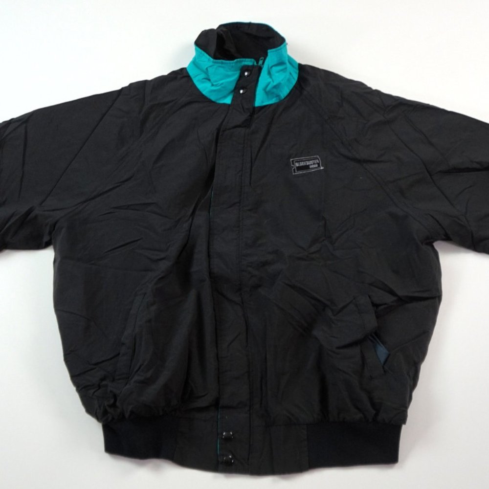 VTG 90s Blockbuster Video Employee Pullover Jacket